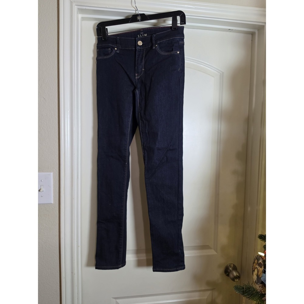 White House Black Market Blue Denim Jeans Women's Waist Size OO Skinny‎